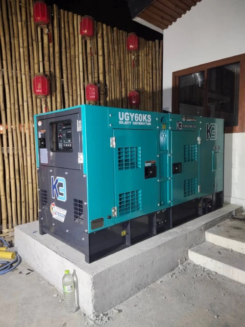 ติดตั้งเครื่องปั่นไฟ 60KVA + ATS160A | เครื่องปั่นไฟ โรงแรม